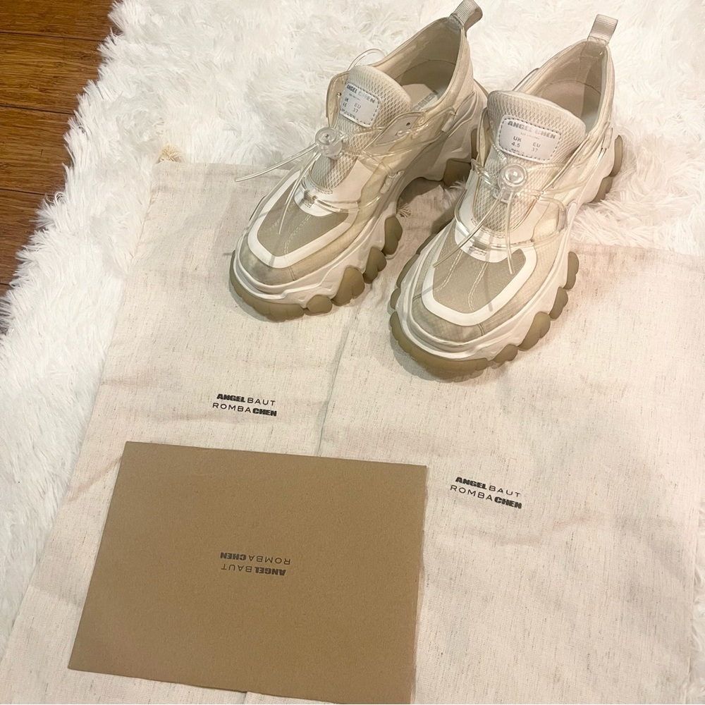 ANGEL CHEN X ROMBAUT "HYBRID" DRANGON
HORE White Transparent Sneakers (US:7)